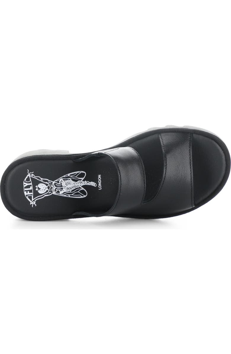 Fly London Tech Platform Sandal, Alternate, color, 004 Black Mousse