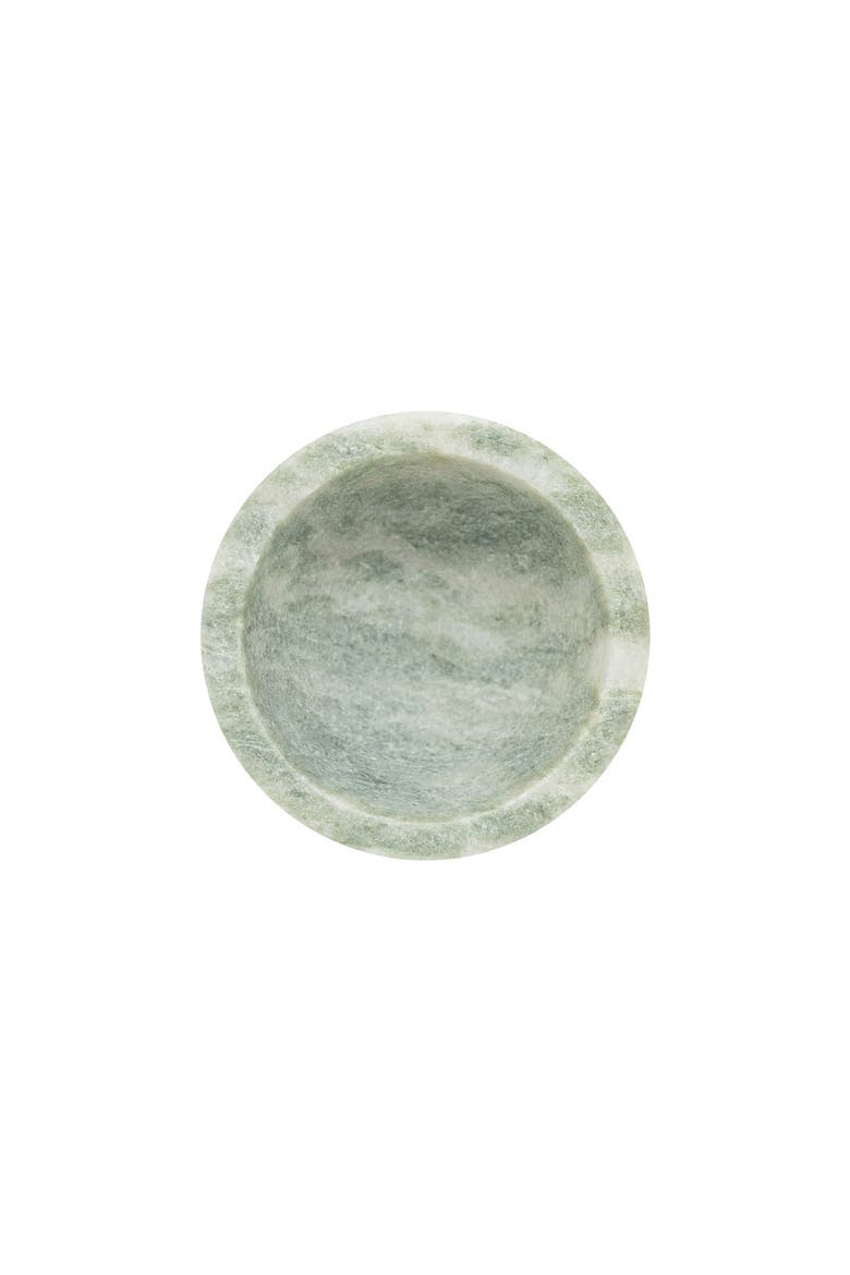 Elise Light Green Onyx Marble Bowl & Spoon Set, Alternate, color, Green