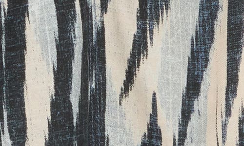 Shop Democracy Crop Wide Leg Pants In Spruce/stone Multi