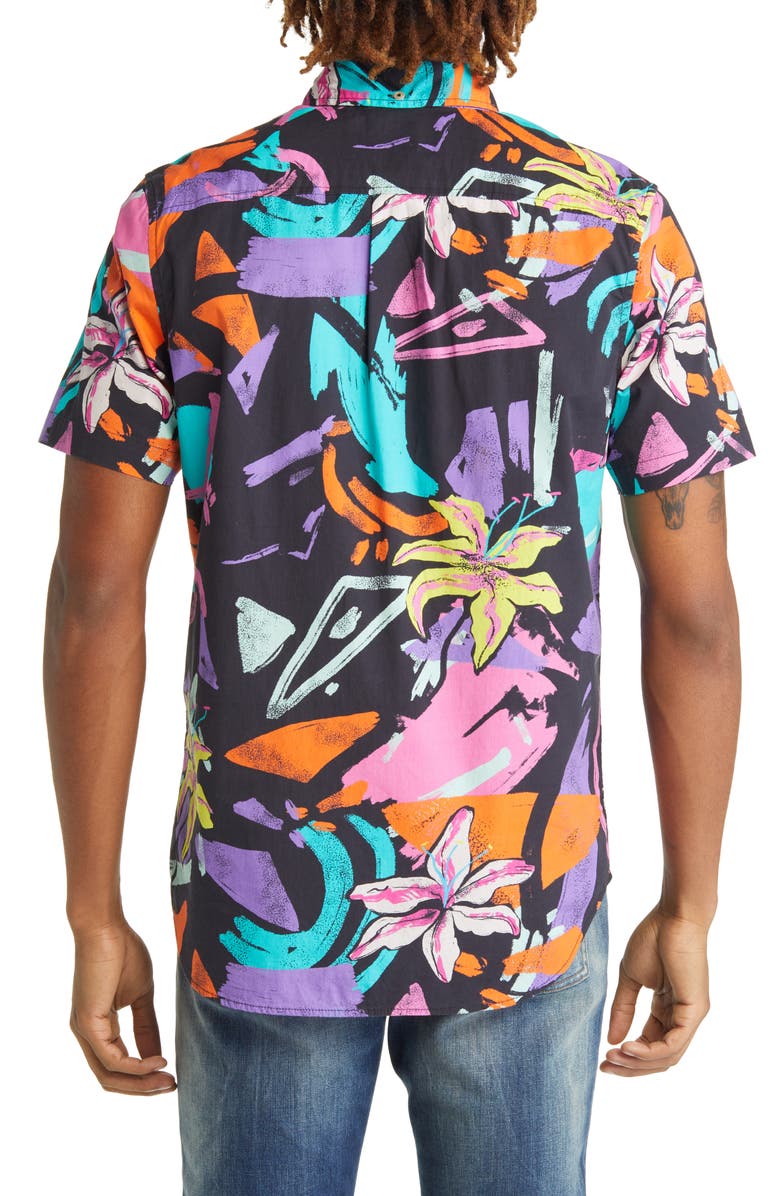 Chubbies Soft Stretch Full Button Short Sleeve Shirt, Alternate, color, 