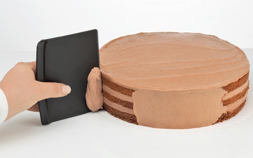 Kuchenprofi Scraper 3 Pc Set: Dough Cutter, Curved Edge And Flat Edge Scraper In Multi