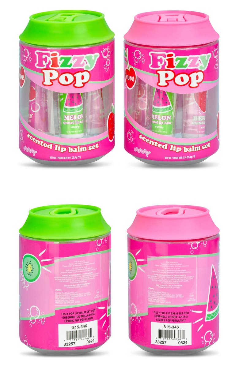 Iscream Kids' Juice Can 3-Pack Lip Balms, Alternate, color, Pink Multi