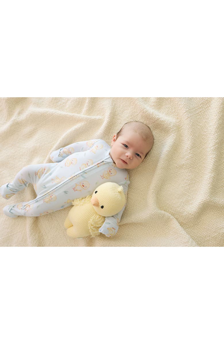 Posh Peanut Edwin Convertible Zip Footie, Alternate, color, Blue