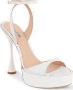 BETZÁBE Alessandra Crystal Ankle Strap Platform Sandal