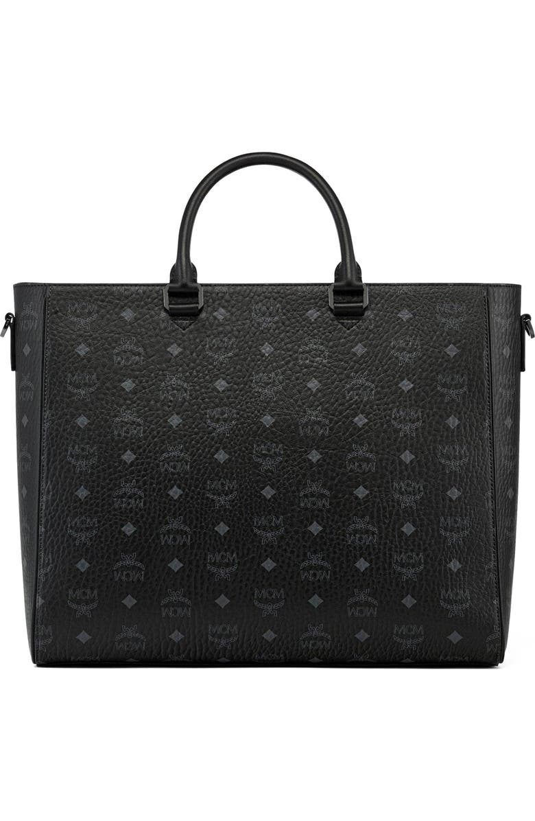 MCM Diamond E/W Tote in Visetos, Alternate, color,