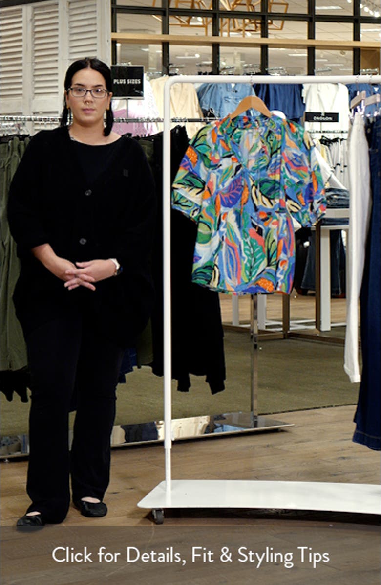 Island Beat Smocked Collar Top, sales video thumbnail