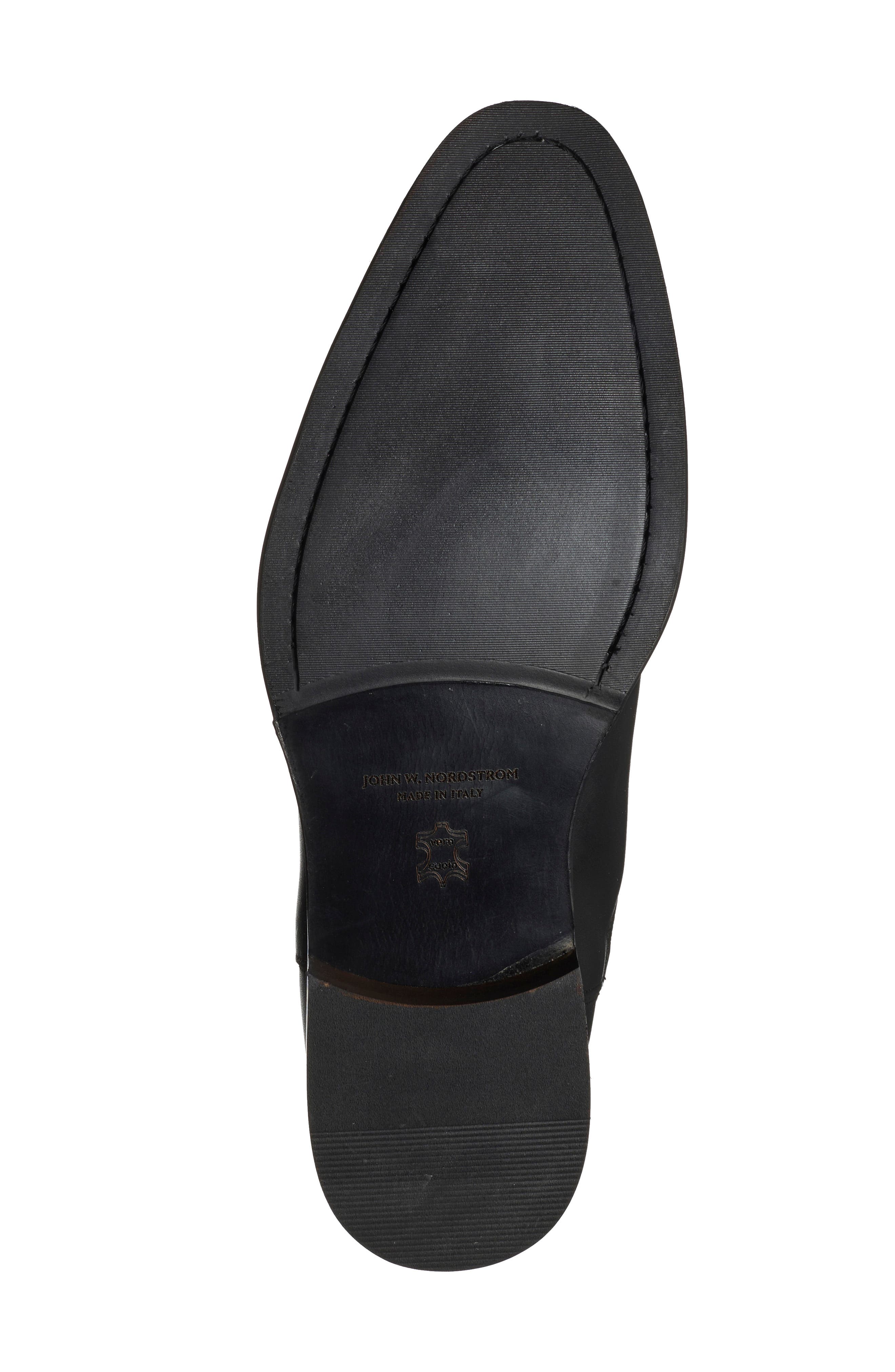 Rivoli Dress Leather Chelsea Boot, Alternate, color, BLACK LEATHER