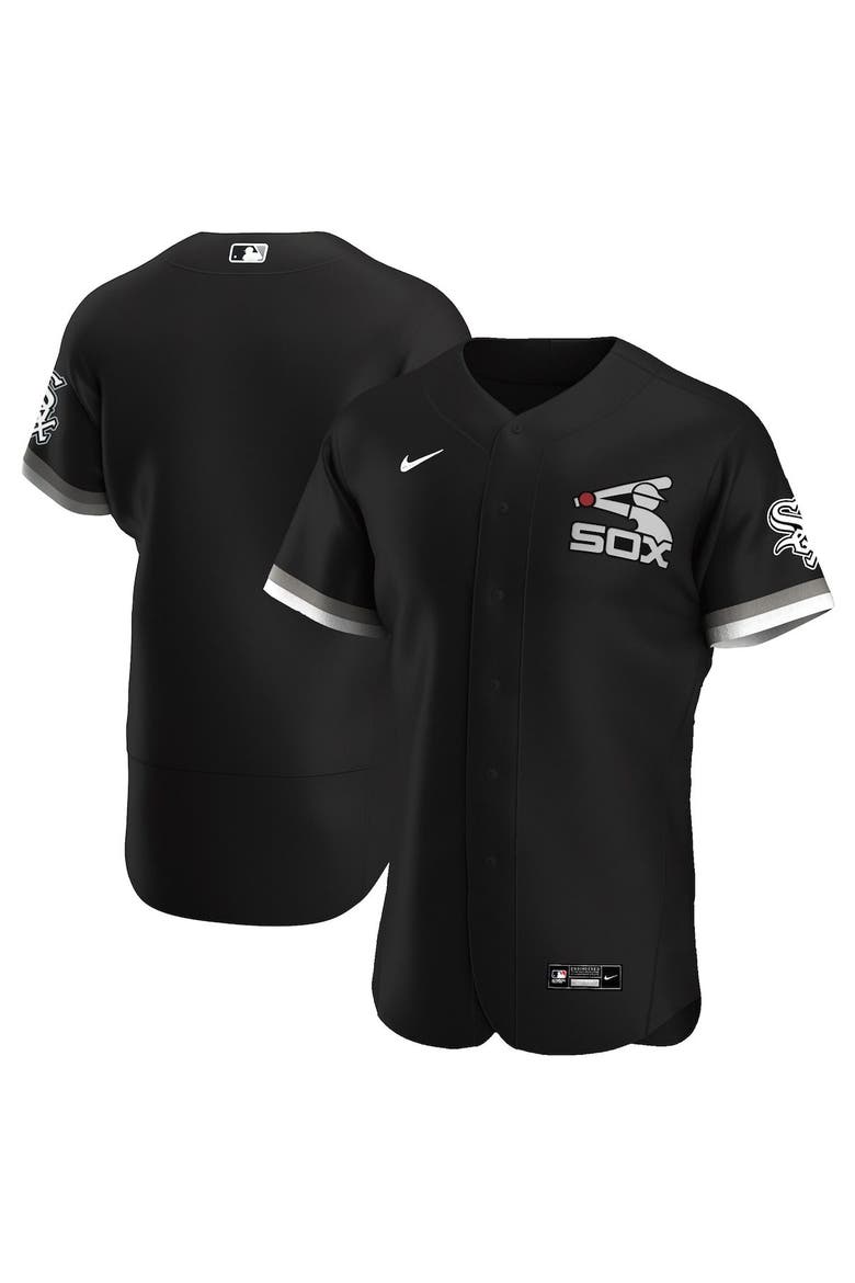 Men's Nike Black Chicago White Sox Alternate Authentic Team Jersey, Main, color, Black