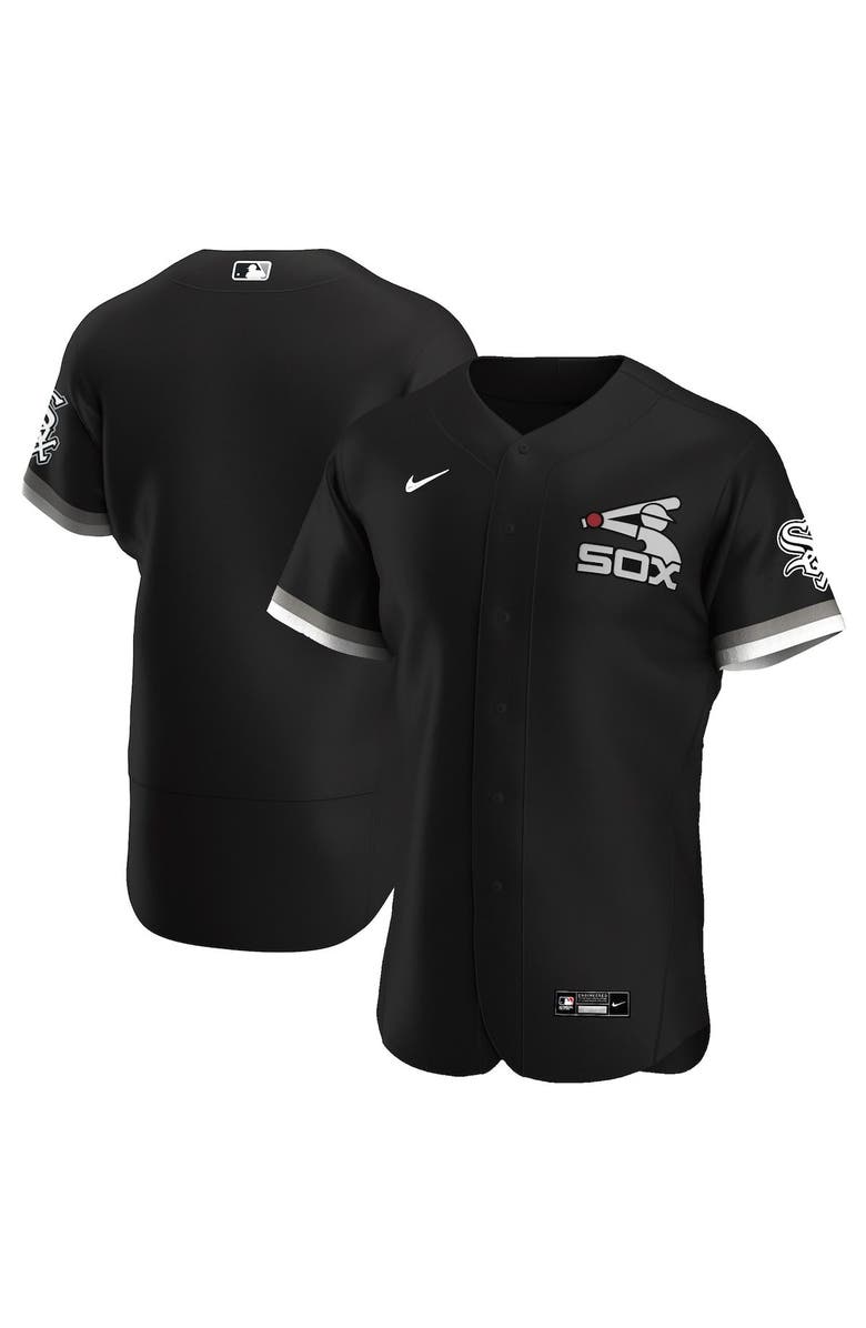 Nike Men's Nike Black Chicago White Sox Alternate Authentic Team Jersey, Main, color, Black