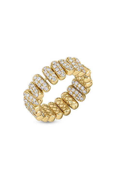 Florentine Diamond Statement Ring