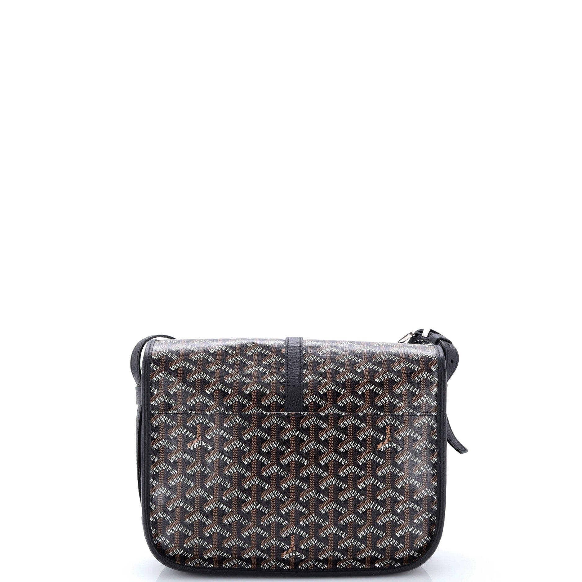 Belvedere II Messenger Bag Coated Canvas MM, Alternate, color, Black