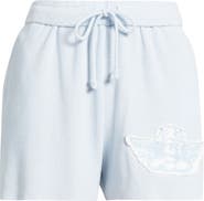 BOYS LIE Aura Let Love Guide My Way Graphic Sweat Shorts