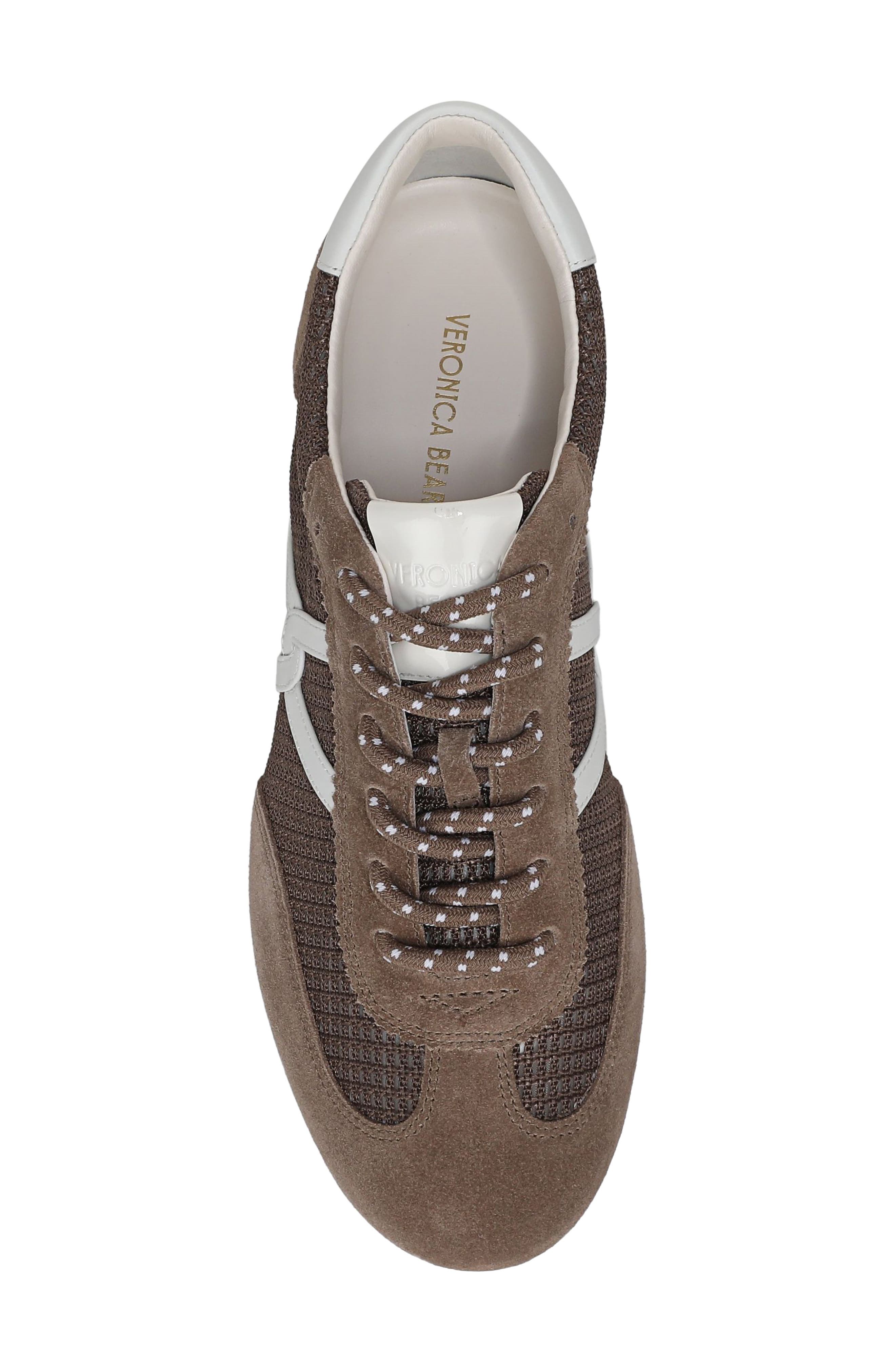 Veronica Beard Riviera Mesh Sneaker, Alternate, color, Bark