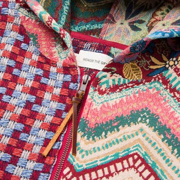 HONOR THE GIFT Tapestry Sounds Zip Hoodie | Nordstrom