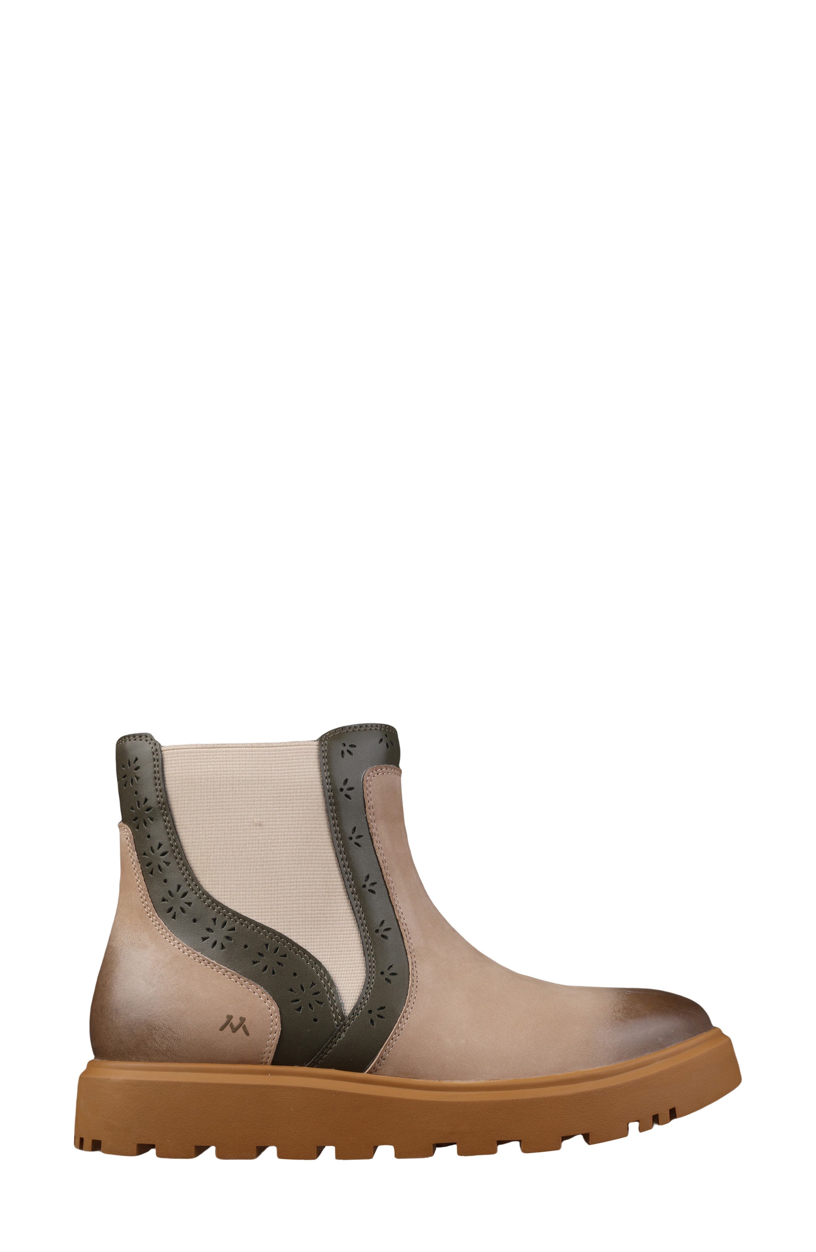 Mykos Water Resistant Chelsea Boot, Alternate, color, Taupe