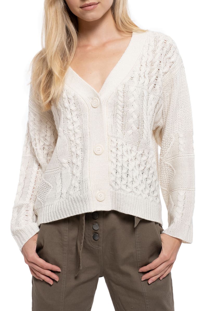 Blu Pepper V-Neck Button Front Cardigan | Nordstromrack