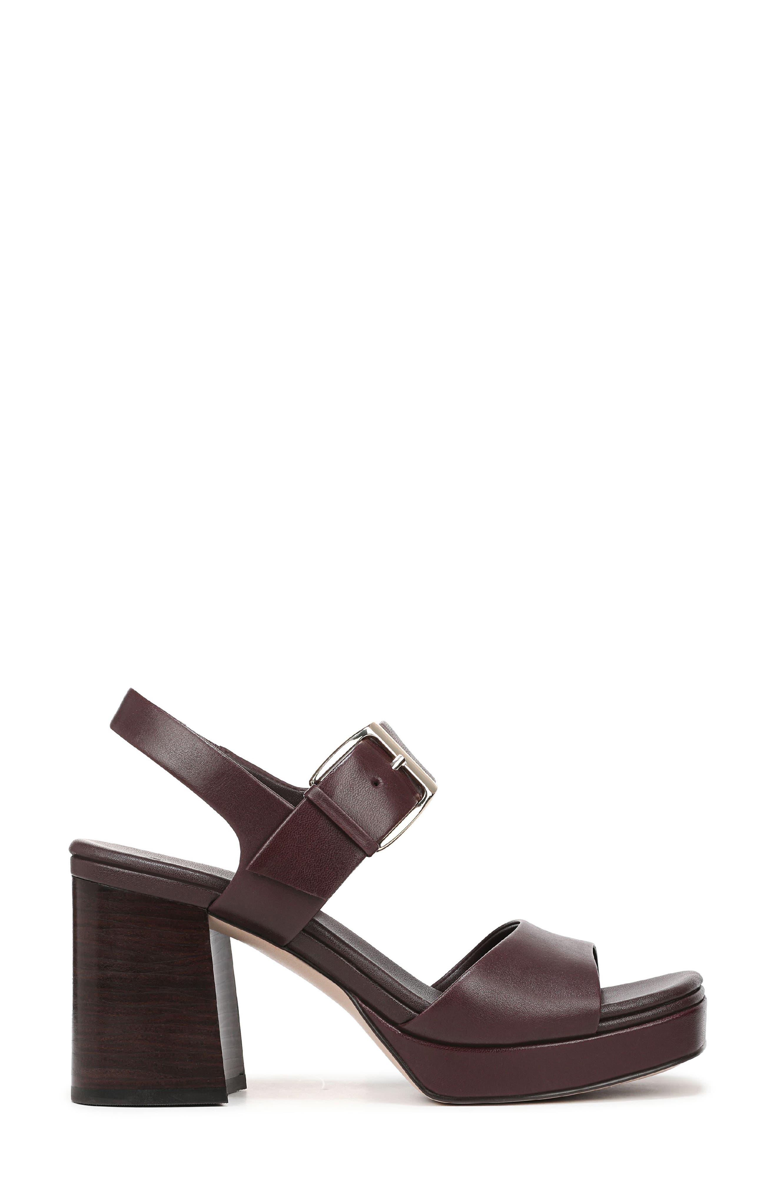 Phillipa Block Heel Sandal, Alternate, color, RUBY NOIR BROWN