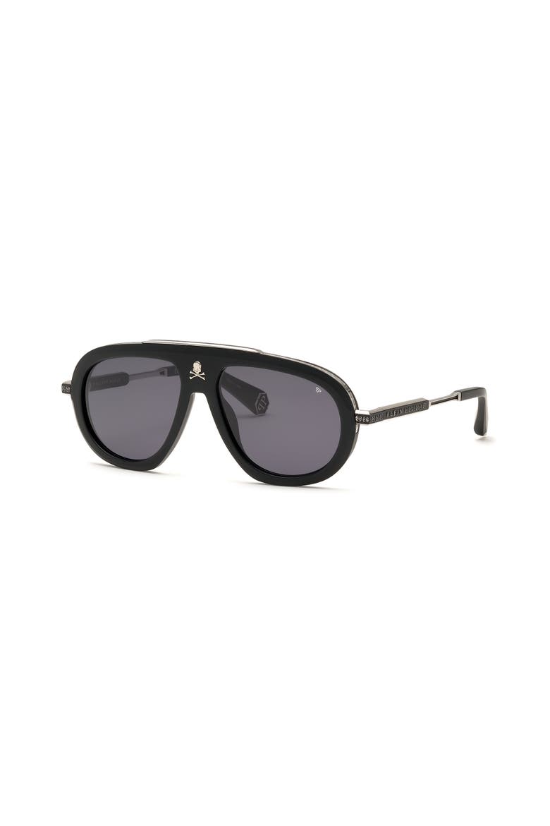 Plein Legacy Sunglasses Men, Alternate, color, black/black