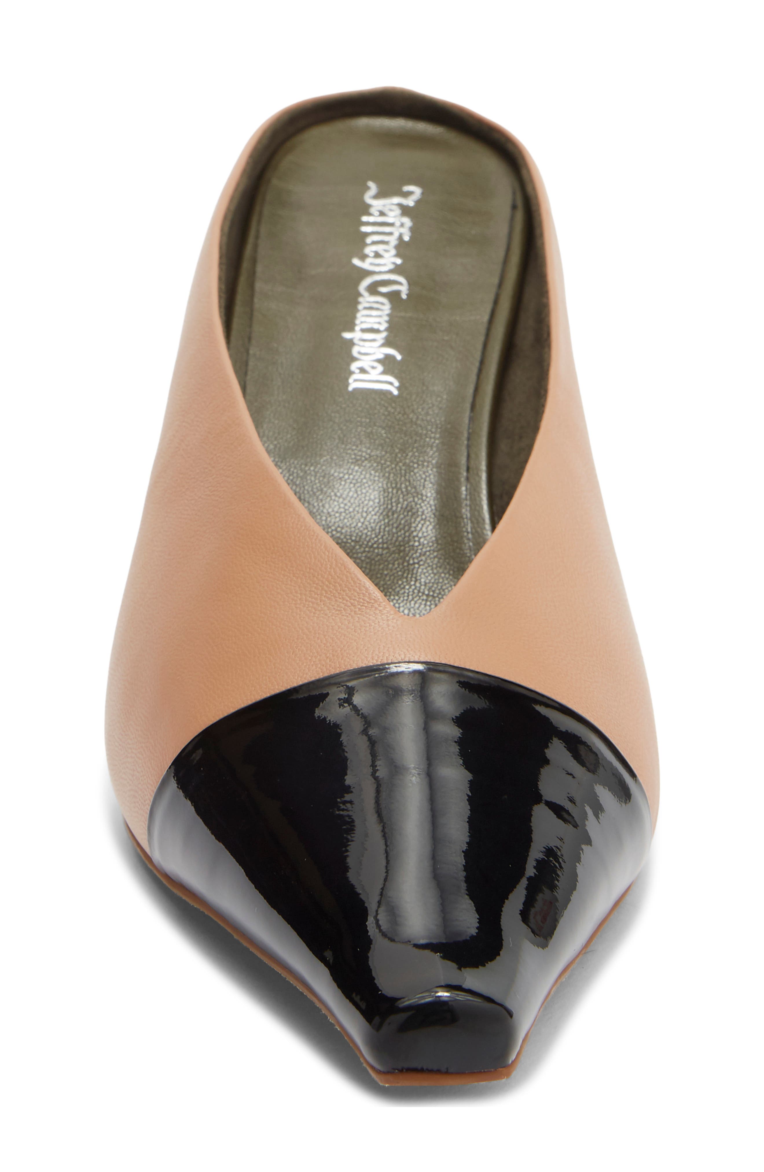 Investor Mule, Alternate, color, DARK APRICOT BLACK