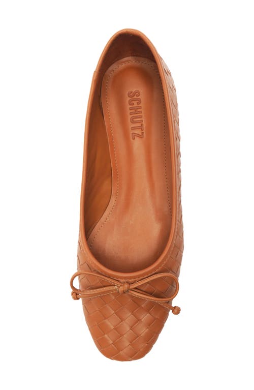 SCHUTZ SCHUTZ ARISSA WOVEN BALLET FLAT 
