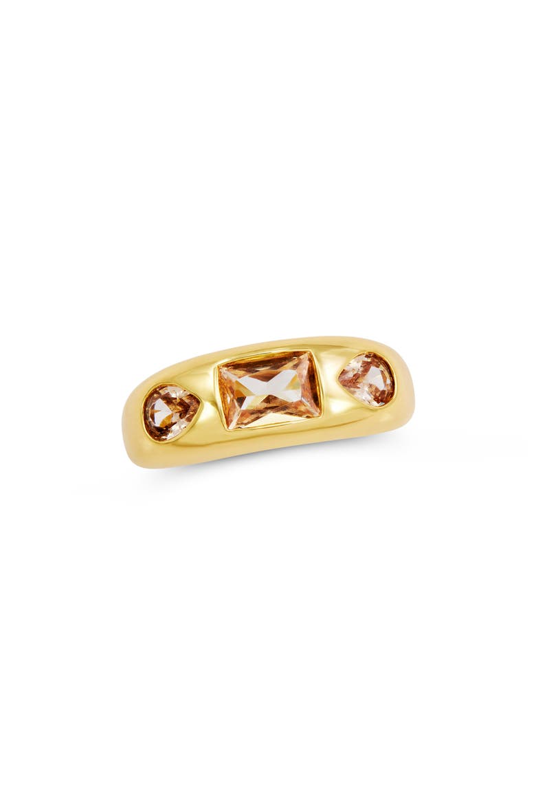 Multishaped Champagne Band Ring, Main, color, YELLOW GOLD