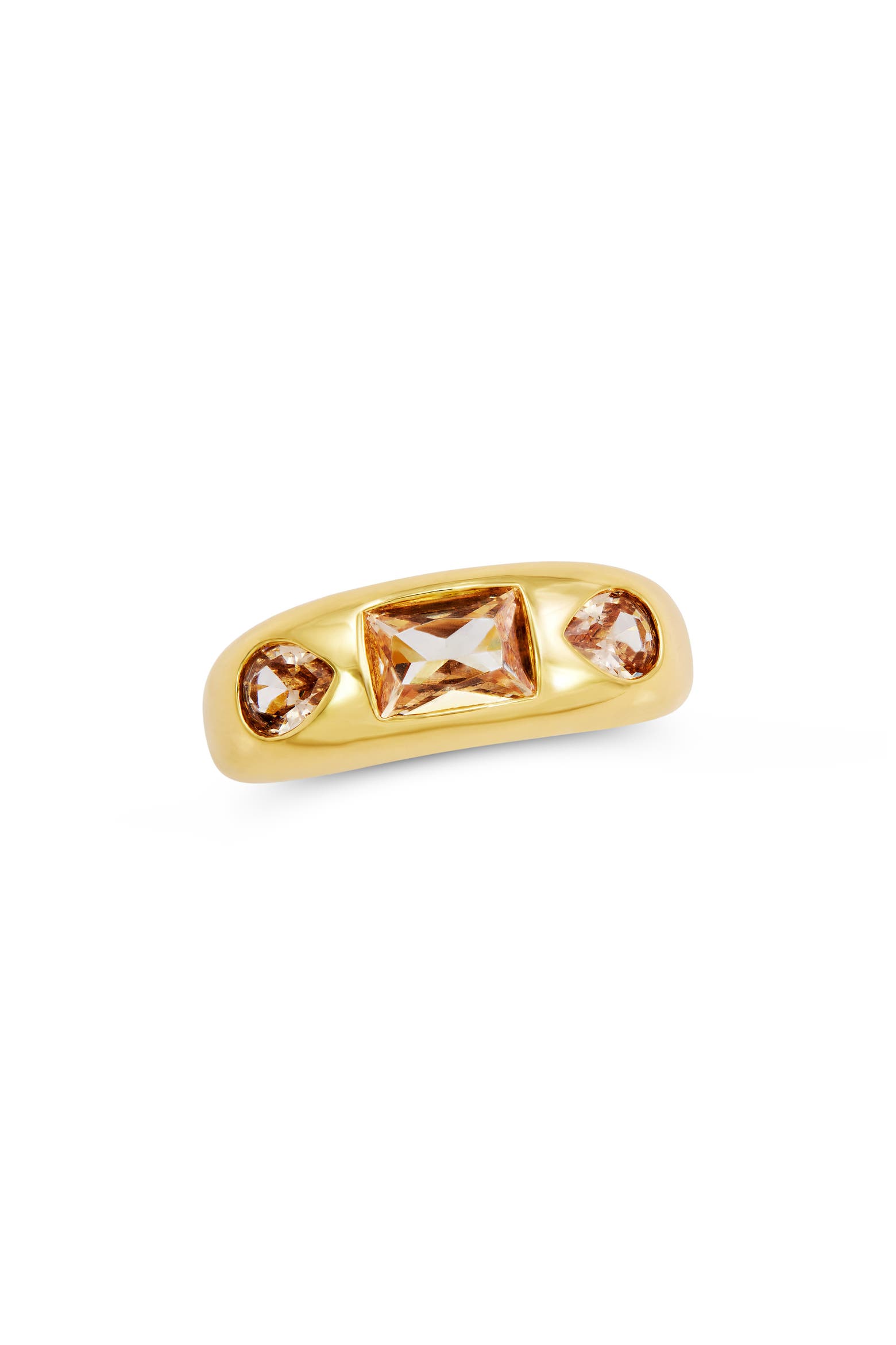 Tech Savvy Color SAVVY CIE JEWELS Multishaped Champagne Band Ring (Women) | Nordstromrack