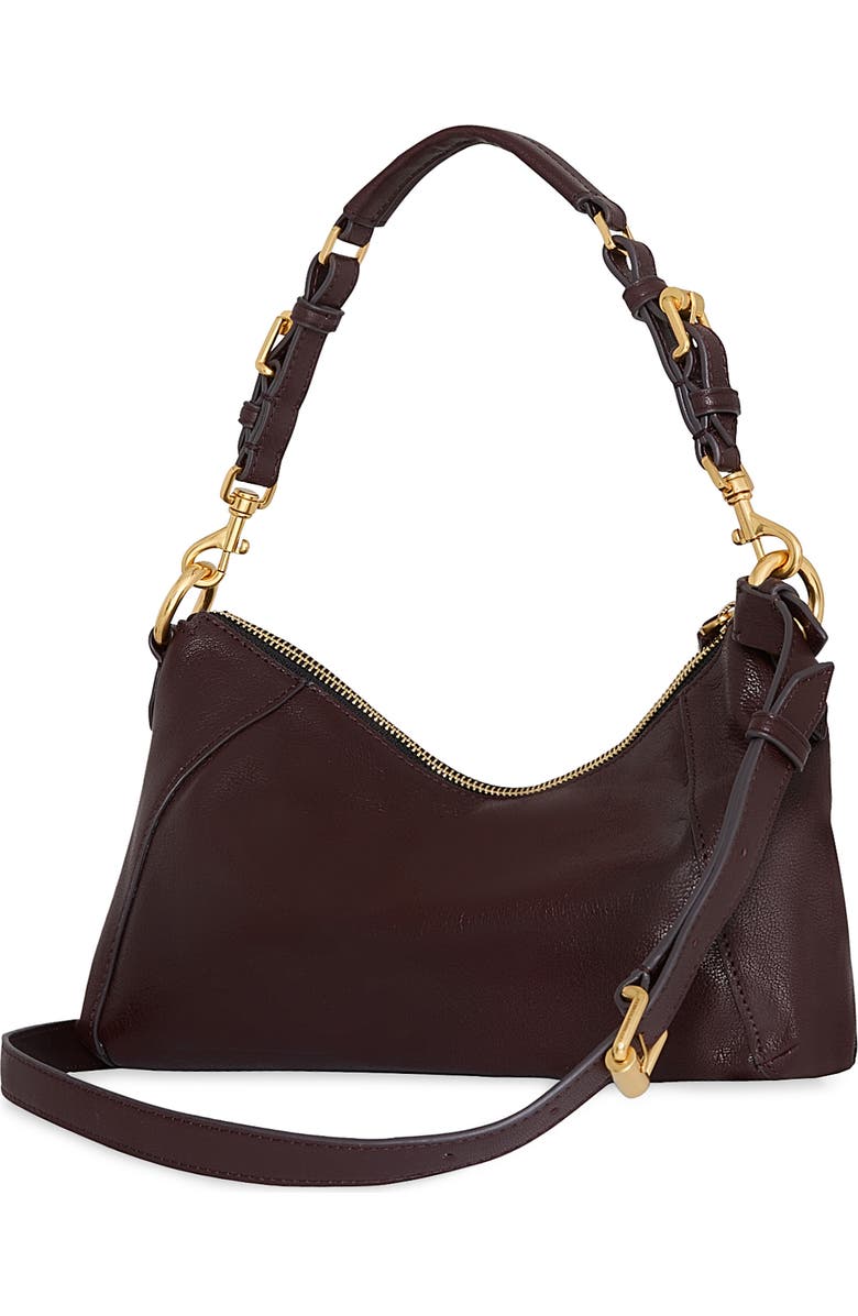 Rebecca Minkoff Small Rivington Leather Shoulder Bag, Alternate, color, Sable