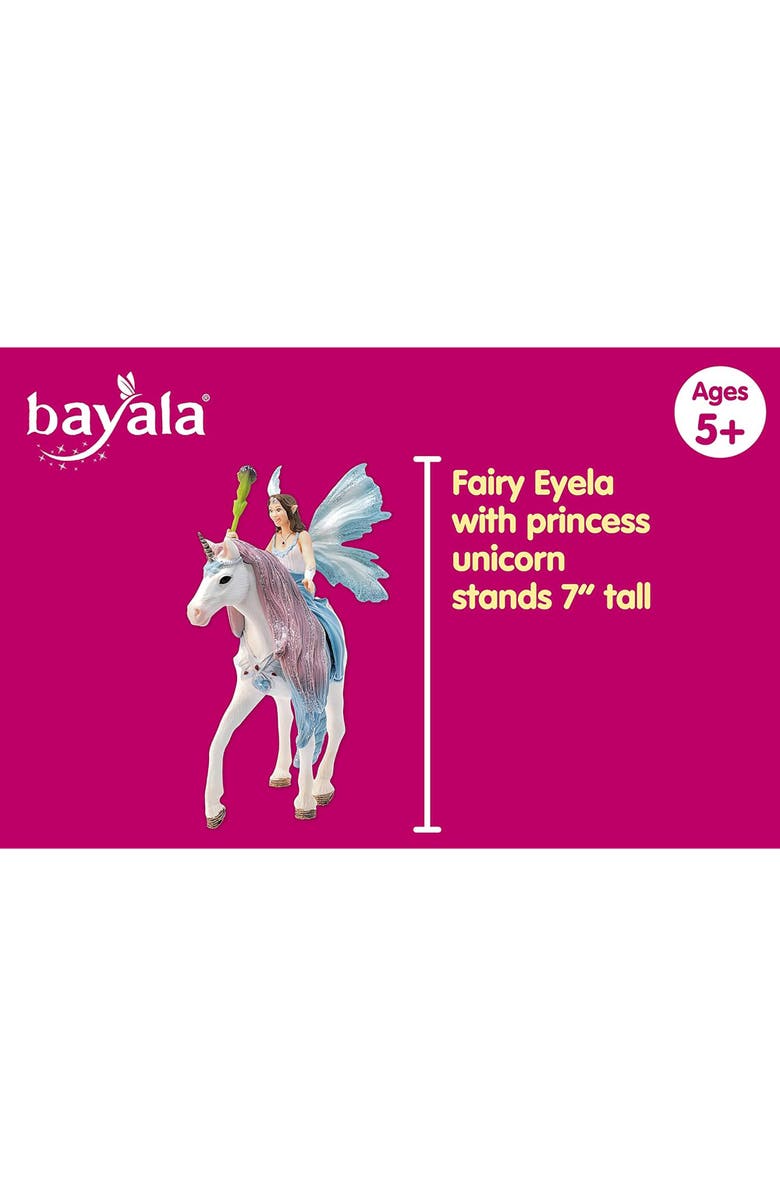 Schleich Bayala Fairy Eyela With Princess Unicorn 3 Piece Playset, Alternate, color, Multicolored