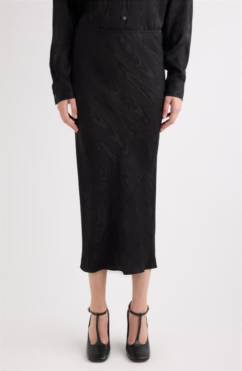 Sati Moir Viscose Skirt