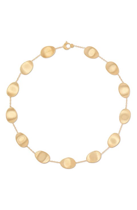 Lunaria 18K Yellow Gold Short Necklace