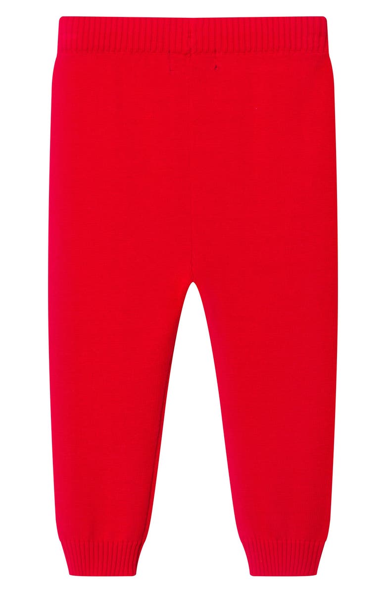 Andy & Evan Fair Isle Sweater & Joggers Set, Alternate, color, Red