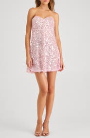 HELSI Mimi Sequin Strapless Minidress