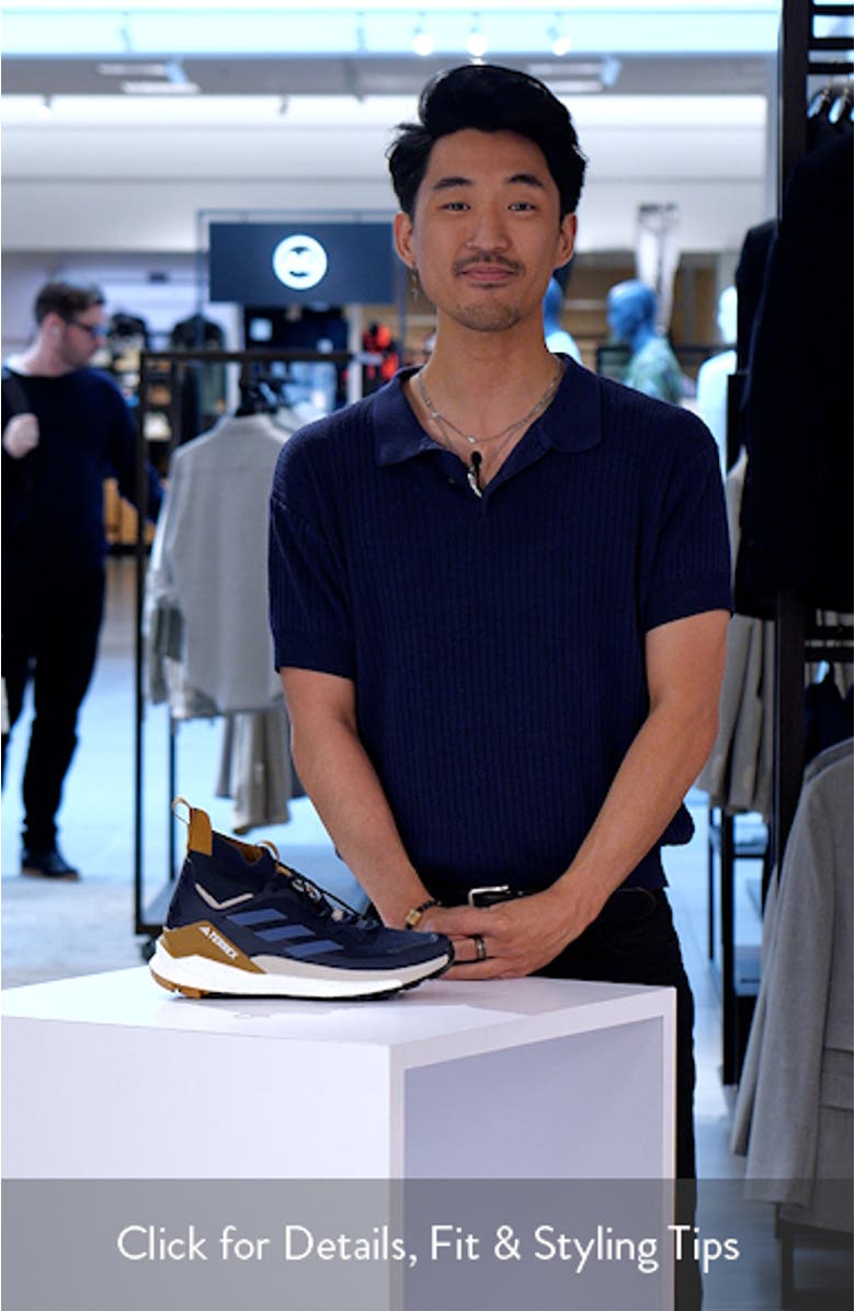 Terrex Free Hiker Gore-Tex<sup>®</sup> Waterproof Hiking Shoe, sales video thumbnail