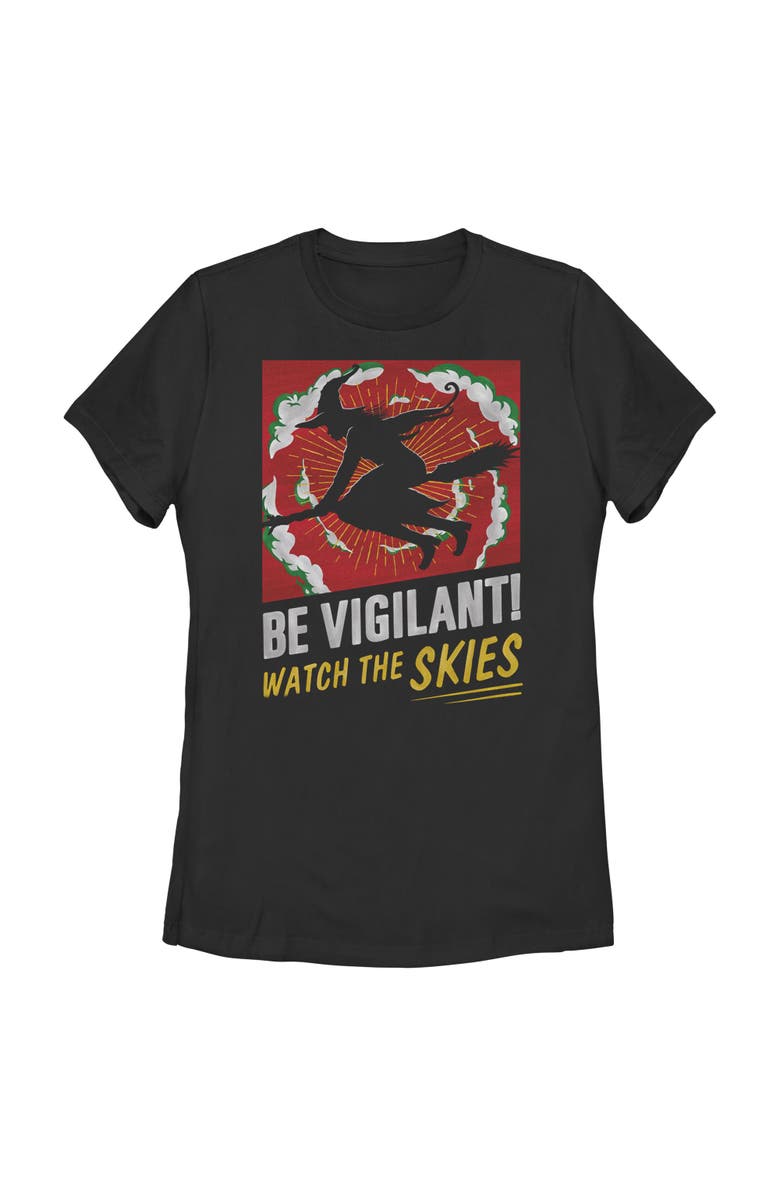 Wicked: For Good Women's Wicked For Good Elphaba Watch the Skies  Graphic T-Shirt, Main, color, Black