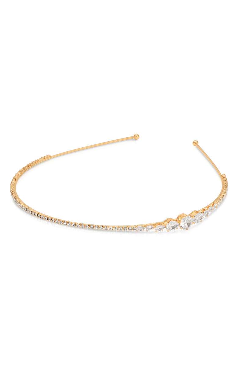 Ettika Sparkle Accent Headband, Alternate, color, Gold