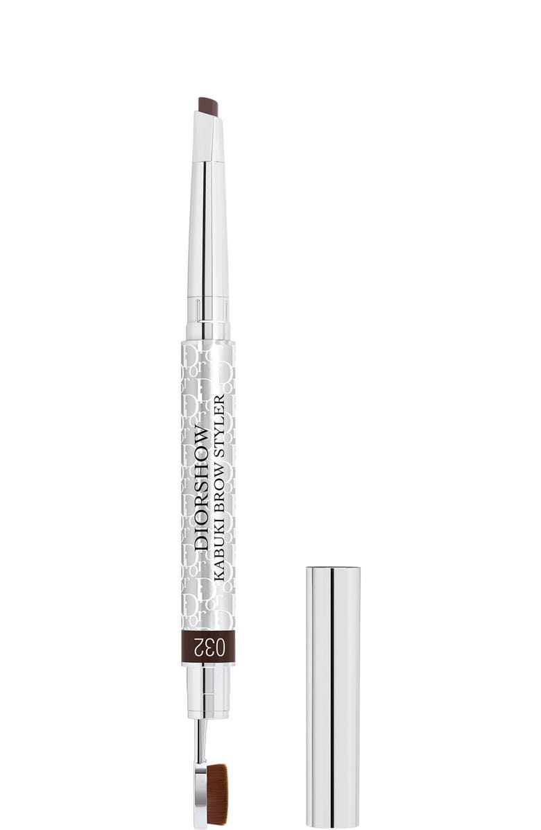 DIOR 'Diorshow Kabuki Brow Styler Pencil & Brush, Main, color, 032 Dark Brown