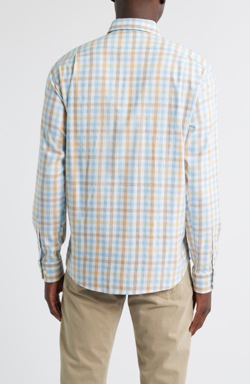 Johnnie-o Callum Check Performance Button-down Shirt In Multi