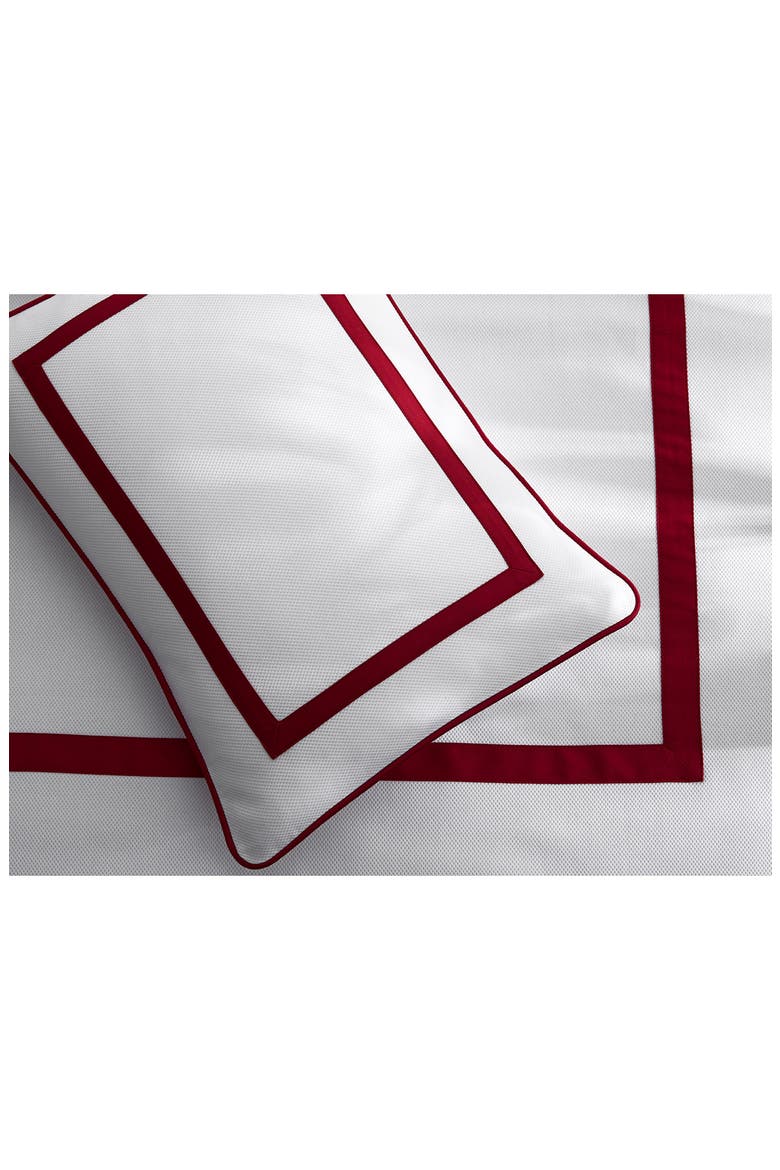 Louise Piqué Coverlet, Alternate, color, WHITE