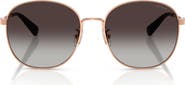 COACH 55mm Round Sunglasses