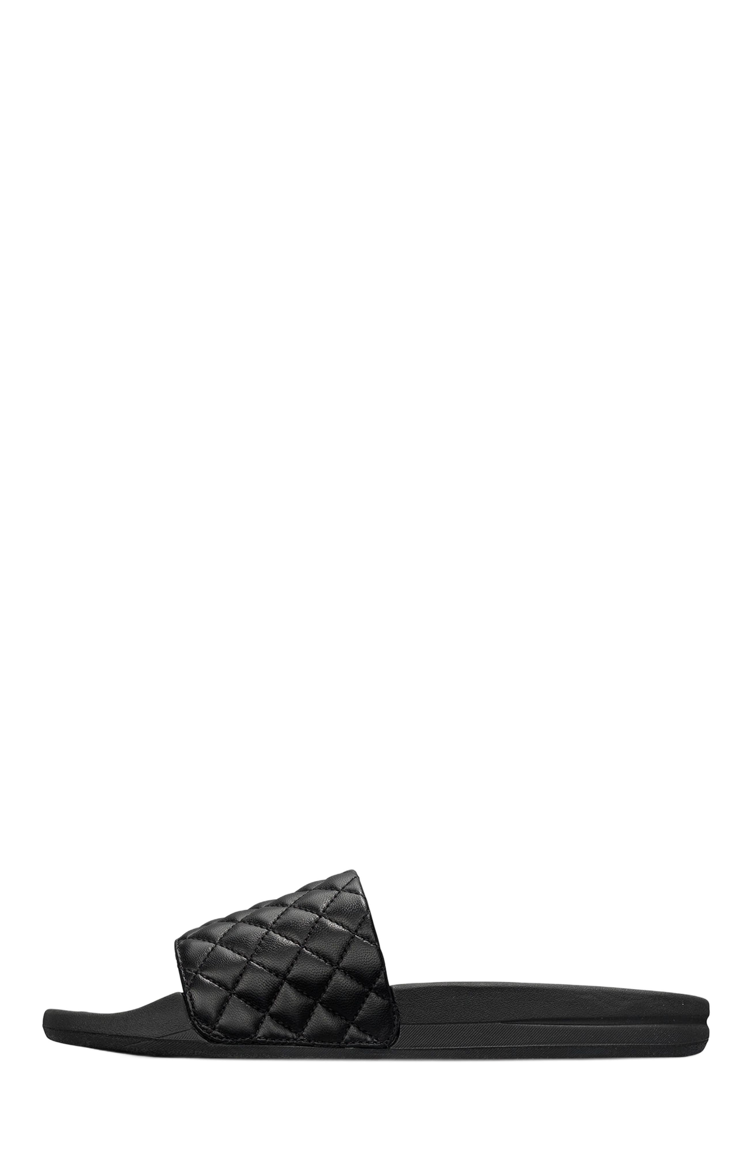 Men's Lusso Slide Sandals, Alternate, color, Black