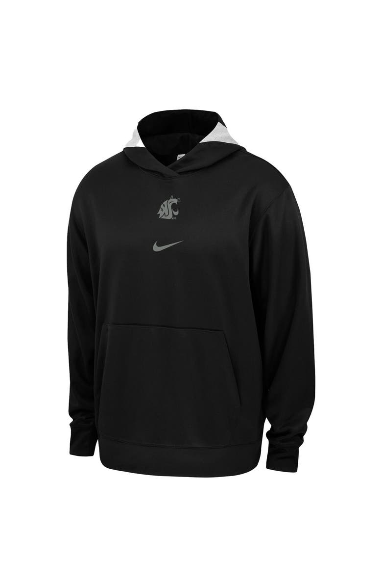 Nike Men's Nike Black Washington State Cougars Basketball Spotlight Performance Pullover Hoodie, Alternate, color, Black