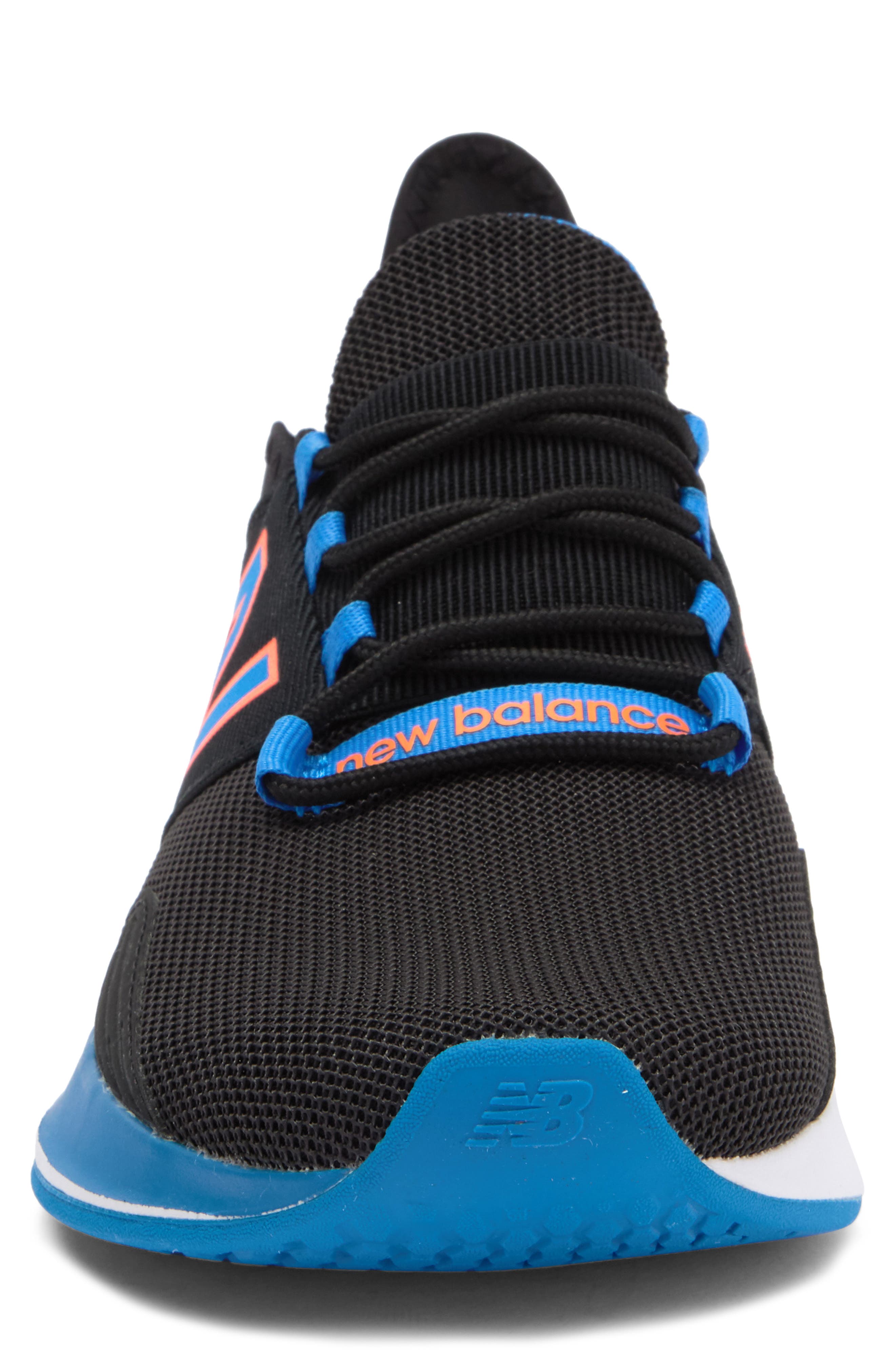 New Balance Fresh Foam Roav Knit Sneaker, Alternate, color, Black/ Serene Blue