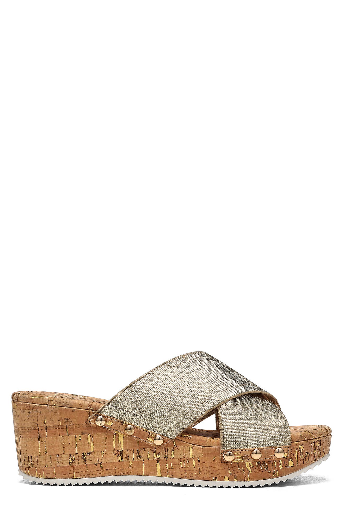 Donald Pliner Summera Wedge Sandal, Alternate, color, Platino