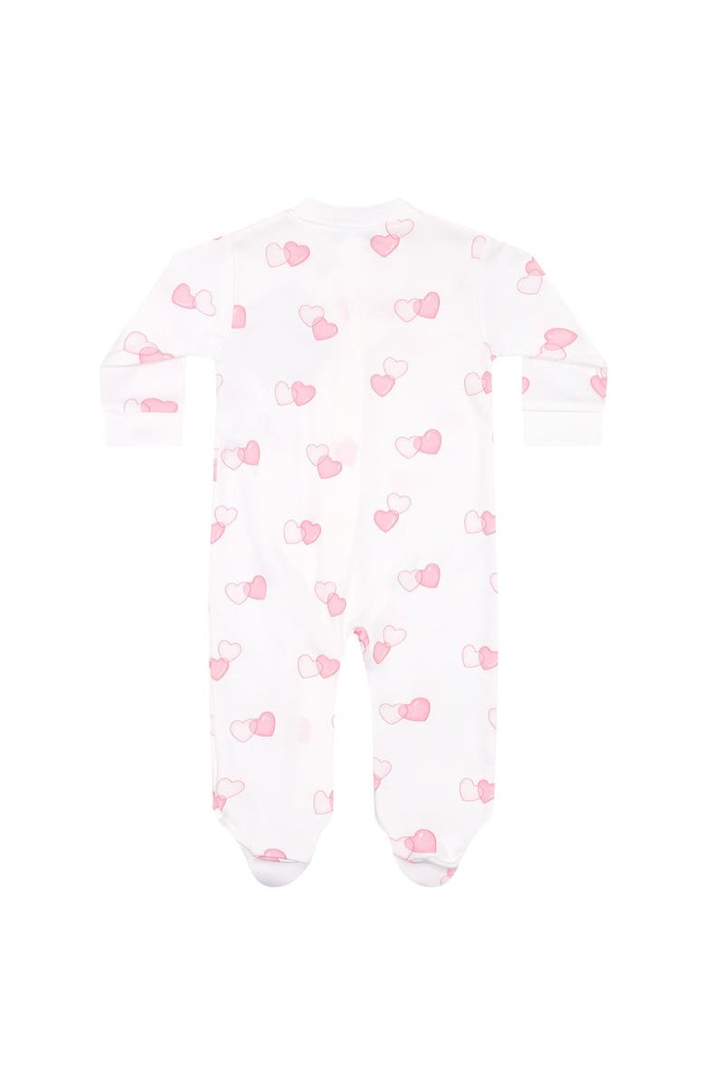 Nellapima Sweetheart Zipper Footie - Baby, Alternate, color, Pink
