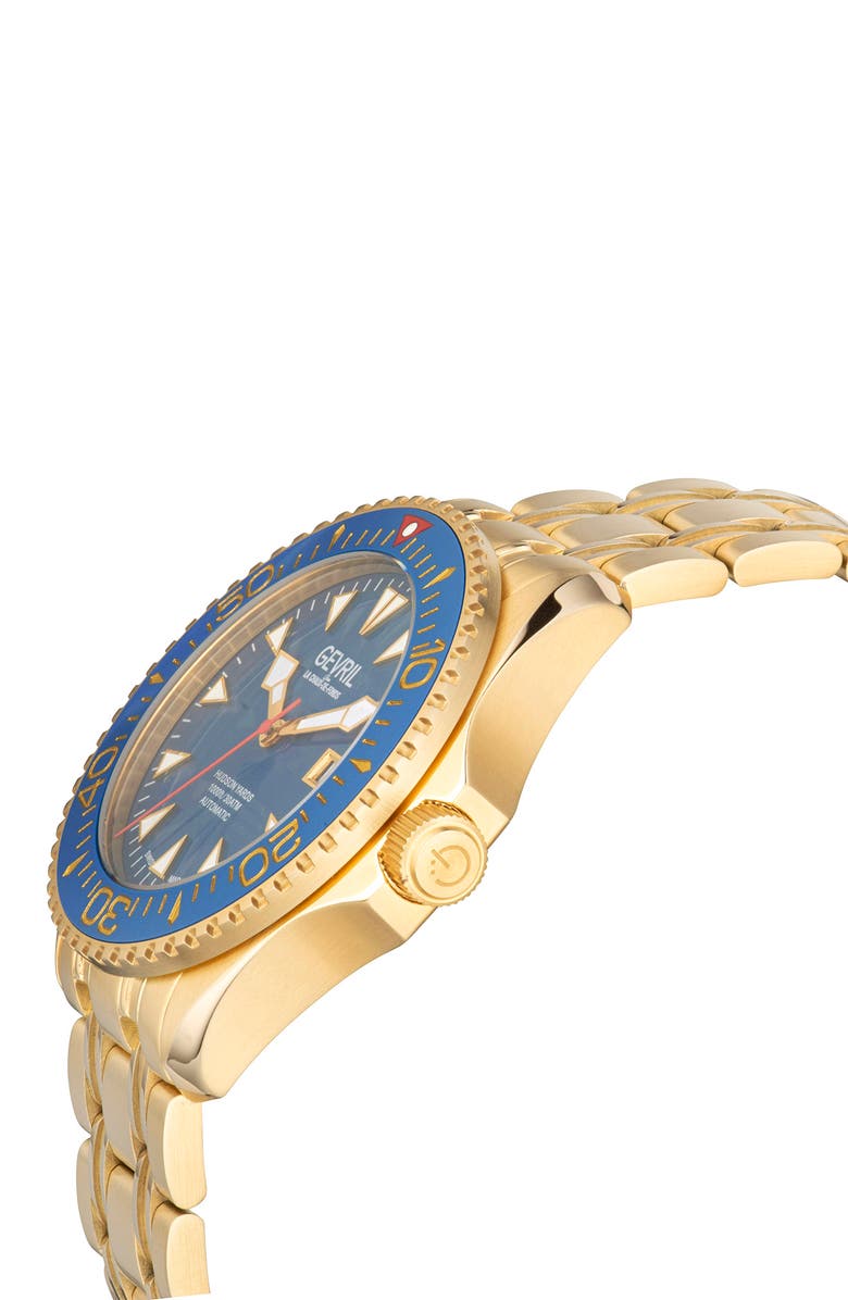 GEVRIL Hudson Yards Bracelet Watch, 43mm, Alternate, color, 