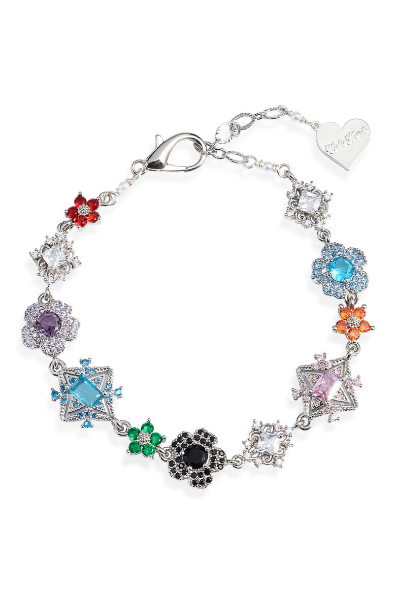 Organized Chaos Bracelet, Main, color, SILVER