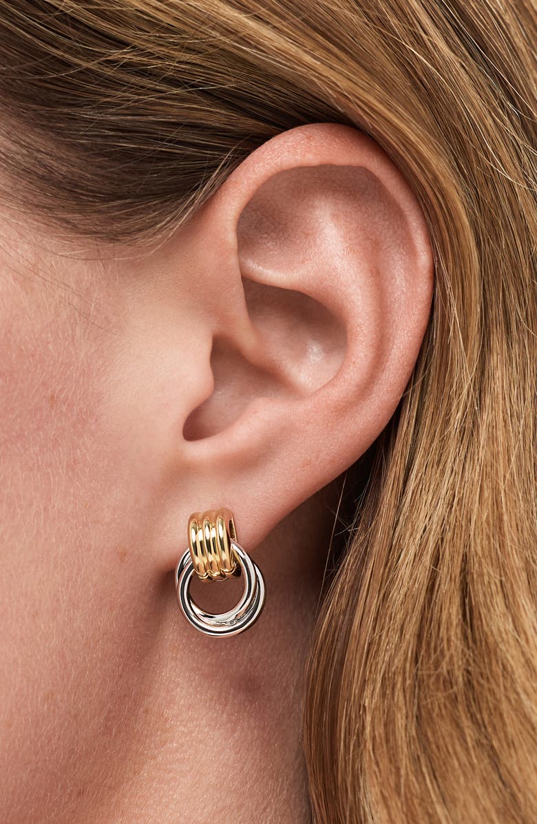 Ana Luisa Ryle 2-Tone Statement Earrings, Alternate, color, Gold / Silver