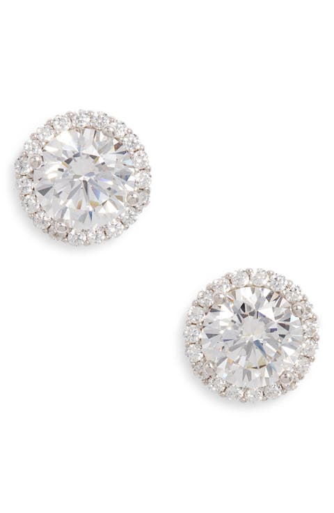 Cubic Zirconia Stud Earrings