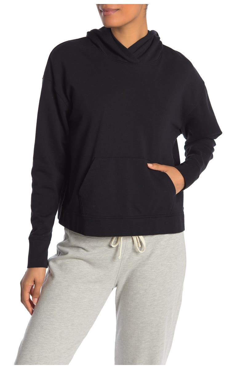 James Perse Relaxed Cropped Hoodie, Main, color,