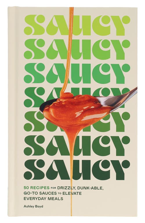 Chronicle Books 'Saucy' Cookbook in Multicolor 